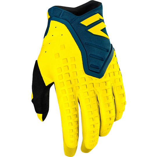 Мотоперчатки подростковые Shift White Air Youth Glove Yellow/Navy